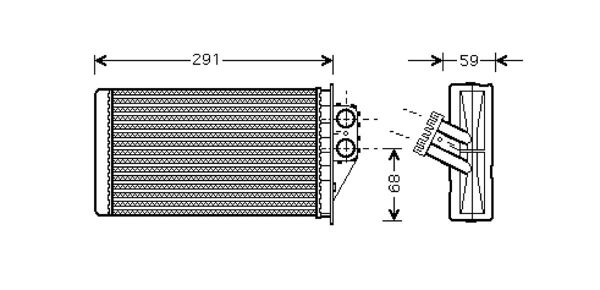 VALEO 812339 | Kalorifer Radyatörü (Peugeot 307)