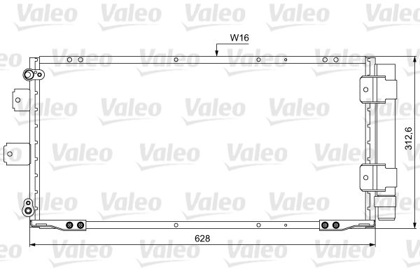 VALEO 814037 | Klima Radyatörü Toyota Corolla 1.4 1.6 1.4 1.6 97-02
