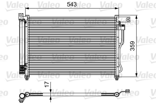 VALEO 814115 | Kondenser Hyundai Accent
