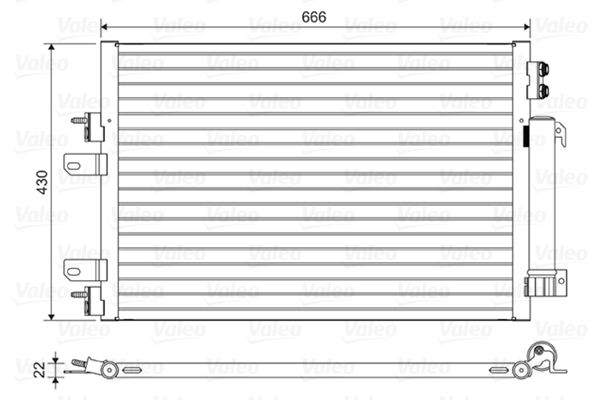 VALEO 814446 | Kondenser Jeep Compass Patriot