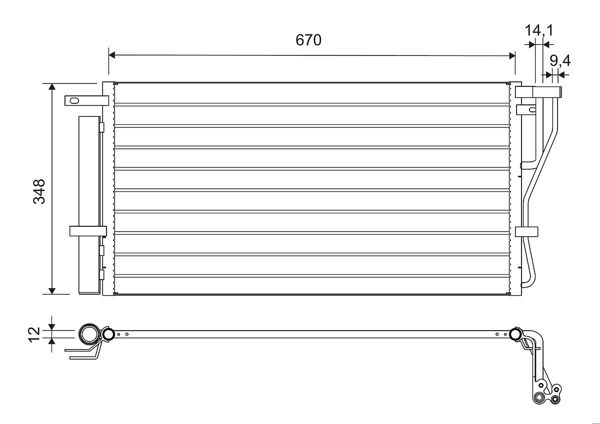 VALEO 814488 | Kondenser Kia Carens