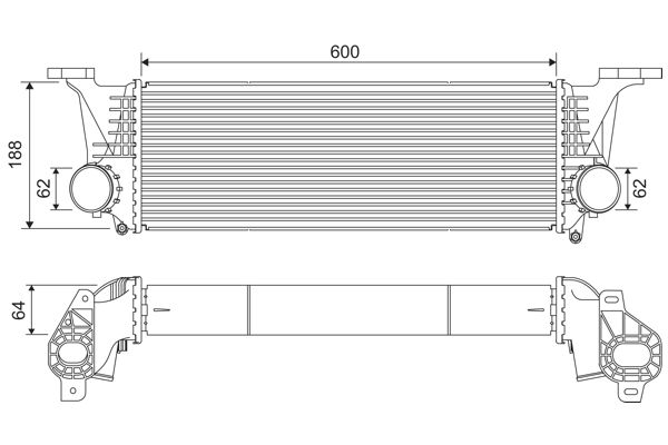 VALEO 818315 | Turbo Radyatörü (Intercooler) 12-Daily
