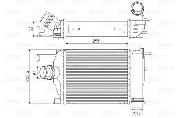 VALEO 818609 | Turbo Radyatörü (Intercooler) Clio.IV-Captur-Logan-Dokker-Lodgy 1.5 DCI