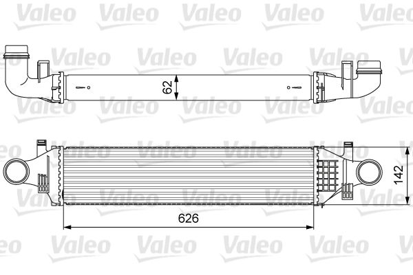 VALEO 818623 | Turbo Radyatörü (Intercooler) 12-A-Seri (W176) B-Seri (W242-W246)
