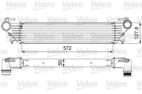 VALEO 818639 | Turbo Radyatörü Intercooler (Fiat Egea / 500L 1.3 / 1.6 Mjet / 1.4 Benzinli)