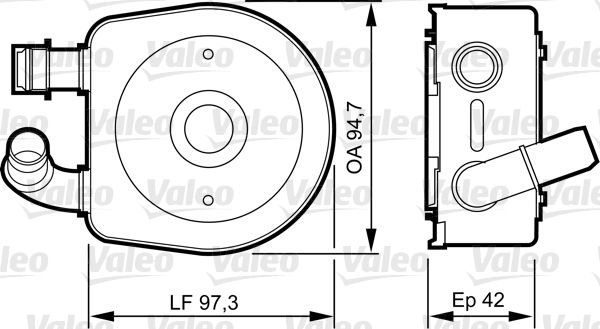 VALEO 818888 | Otomatik Şanzıman Yağ Soğutucusu C5 Ew7j4 (1.8 I 16V) C3 C3 II Tu3jp (1.4 8V) Al4 Şanzıman