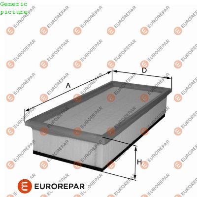 EUROREPAR 1680332180 | Hava Filtresi 97-00