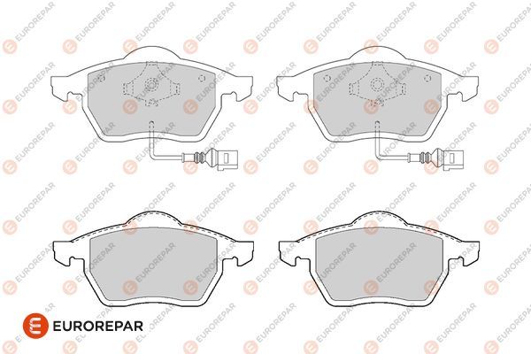 EUROREPAR 1682308480 | Fren Balatası Ön Gdb1403 / Fdb1463