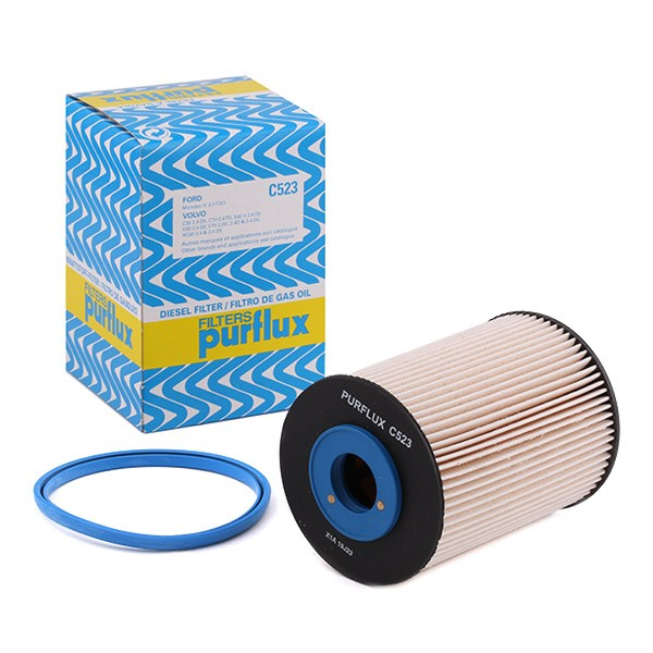 PURFLUX C523 | Mazot Filtresi (Dizel) | Ford Mondeo IV 2.0 TDCi 2007- | Volvo S60 – S80 – V60 – V70 – XC70 – XC60 | 2007-2017 | 5 Silindir Dizel