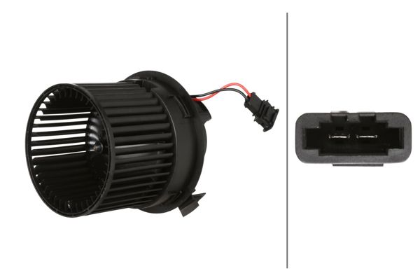 HELLA 8EW366400-861 | Kalorifer Motoru Clio IV 12 > Symbol III 14 > Sandero II 12 > Logan Mcv II 13 > Logan II 12 > 0.9 TCE 1.0