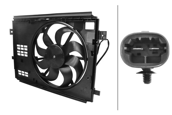 HELLA 8EW366420-041 | Fan Motoru Astra L Grandland Grandland X P3008 II-308 II-5008 II-508 II-Partner-Rifter-Berlingo-C4 P