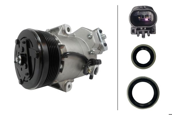 HELLA 8FK366202271 | Klima Kompresörü Opel Astra J / Meriva B A13dte
