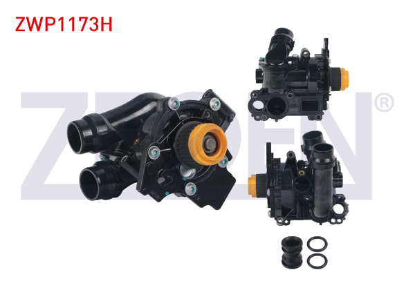 ZEGEN ZWP1173H | Devirdaim Govdelı Termostatlı Volkswagen Golf VI (5K1) 2.0 TSI 2008-2013 / Passat (3C2) 1.8 TSI 2005-2008 / A4 (8K2,B8) 2.0 TFSI 2007-2015 / Q5 (8R) 2.0 TFSI 2008-/ Golf VI (5K1) 1.8 TSI 2008-2013