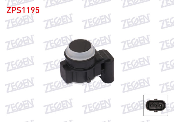 ZEGEN ZPS1195 | Park Sensörü On Volkswagen Tiguan 2016-/ Tiguan Allspace 2016-/ Skoda Kodiaq 2016 -