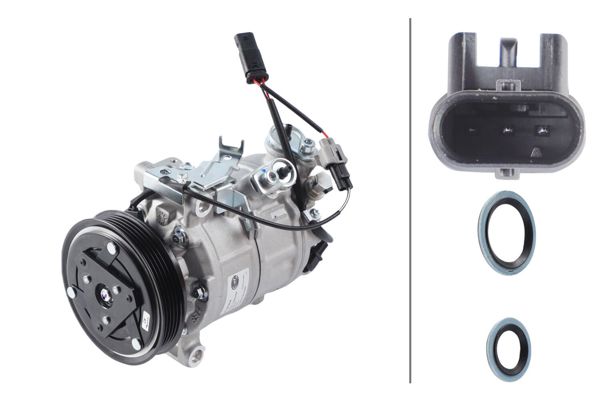 HELLA 8FK 366 200-461 | Klima Kompresörü Mercedes W176 W246 C117