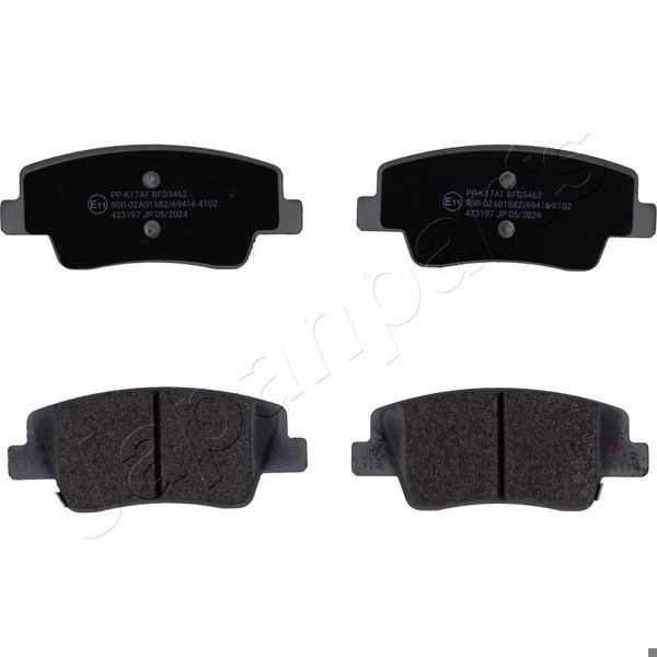 JAPAN PARTS PP-K17AF | Hyundai Ioniq 5 Hyundai Staria 22 > Arka Fren Balatası