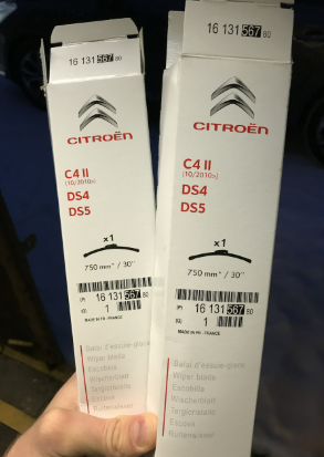 MOPAR (PSA) 1613156780 | Yeni No:1642333780 Silecek Ön Sol C4 II | 5 Adet