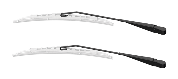 SİLBAK SK3 | Silecek Kolu 380mm R12tx,Gts,Tsw Toros Kancalı | 2 Adet