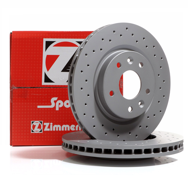 ZIMMERMANN 200.2534.52 | Nissan Qashqai J11 2014-Xtrail T32 14-Performans Delikli Ön Fren Disk Kaplamalı 296-5 | 1 Adet