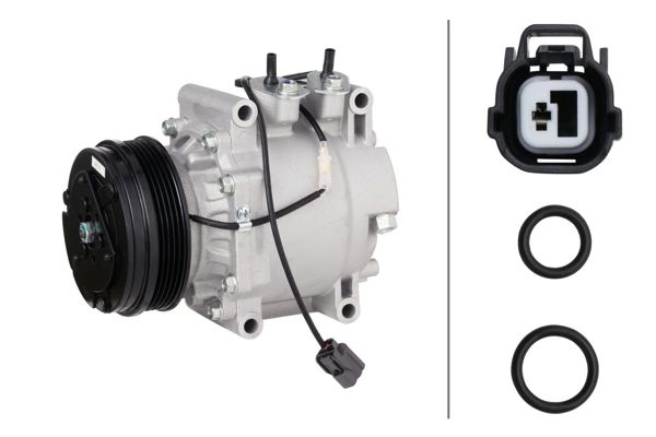 HELLA 8FK 366 201-251 | Kompresor Honda Jazz II (Gd-. Ge3. Ge2) 1.5 (Gd3)