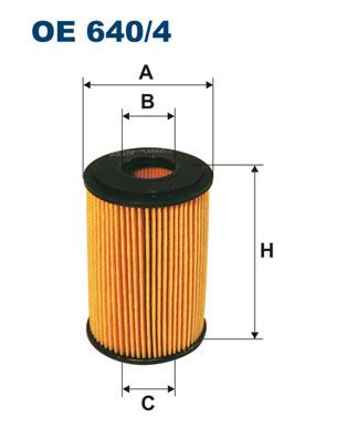 FILTRON OE640-4 | Yağ Filtresi Mercedes A Serisi W168 97-04, Vaneo W414 02-05