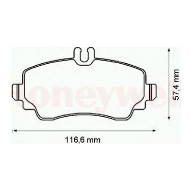 HI-Q SP4002 | Fren Balatası Arka Mercedes C-Class W205 S205 C205 A205