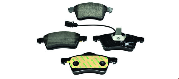 HELLA 8DB355008-931 | VW T4 99-04 Fren Balatası Ön Fişli 7D0698151dt