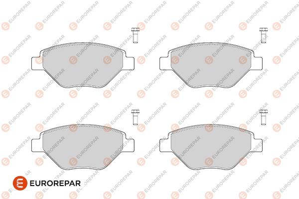 MOPAR (PSA) 1686270380 | Erp Fren Balatası Ön (123mm) Megane II 1.4 16V 02-(Tamir Takım Kit) Gdb1571 (Iam)