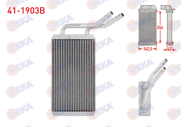 VEKA 41-1903B | Kalorifer Radyatörü Brazing Ford Transit (Fa_ _) 2.4 TDCI 2000-2006