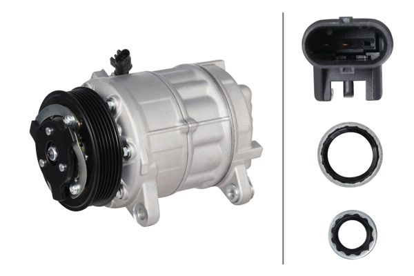 HELLA 8FK 366 202-671 | Klima Kompresörü G11-G12-G30-G32