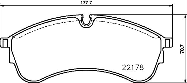 HELLA PAGID 8DB 355 032-931 | Ön Fren Balatası. Crafter