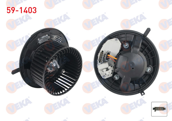 VEKA 59-1403 | Kalorifer Motoru Kontrol Unıtelı BMW 1 (E87) 2003-2012 / 3 (E90) 2005-2011 / X1 (E84) 2011-/ X3 (F25) Xdrive 2010-/ BMW X4 (F26) Xdrive 2014 -