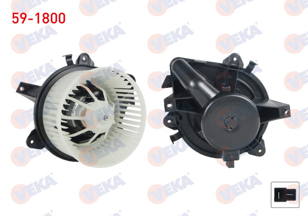 VEKA 59-1800 | Kalorifer Motoru Fiat Doblo 2001-2010