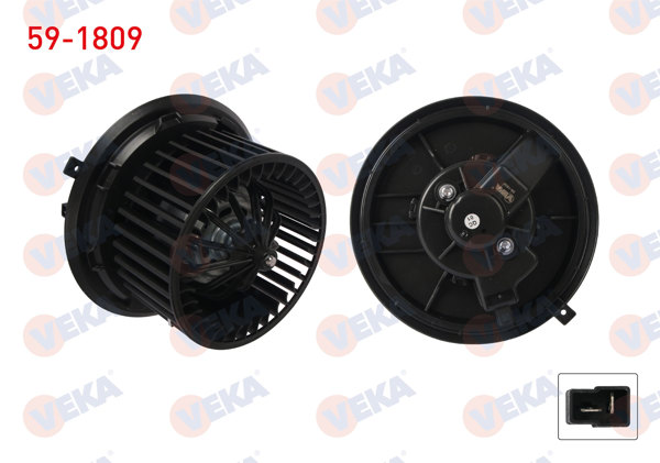 VEKA 59-1809 | Kalorifer Motoru Fiat Brava 1995-2002 / Bravo 1995-2004 / Marea 1996-2007 / Tempra 1992-1999 / Tipo 1990-2000