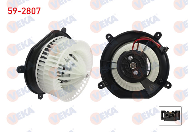 VEKA 59-2807 | Kalorifer Motoru Mercedes E Serisi (W211) 2002-2008 / CLS (C219) 2004-2011