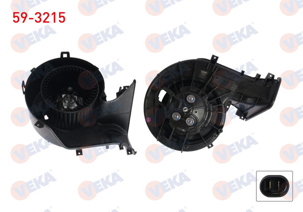 VEKA 59-3215 | Kalorifer Motoru Otomatik Klimalı Opel Vectra C 2002-2008 / Sıgnum 2003-2008 / Saab 9-3 2002 -