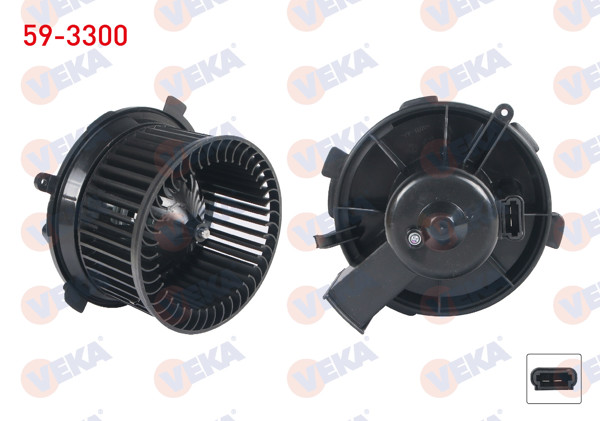 VEKA 59-3300 | Kalorifer Motoru Manuel Klima Citroen Xsara Picasso 1999-/ Peugeot 206 1998-2006 / 206 + 2009 -