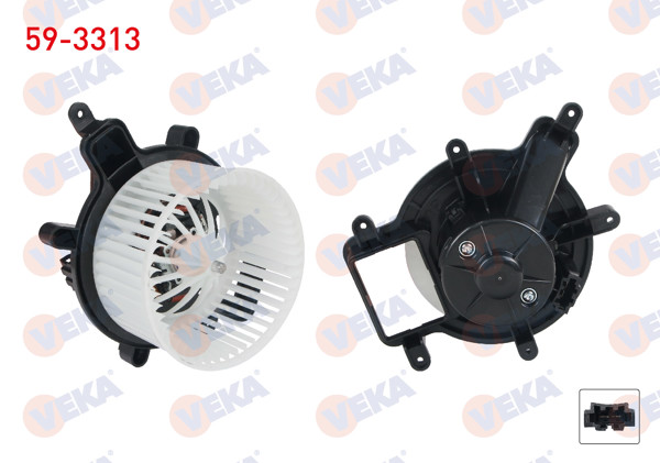 VEKA 59-3313 | Kalorifer Motoru Citroen Ds5 2011-/ Peugeot 3008 2016-/ 5008 2009 -