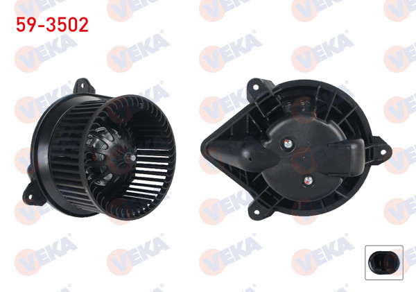VEKA 59-3502 | Kalorifer Motoru Renault Master II 1998-2003 / Safrane 1996-2000 / Traffic II 2001-2014 / Opel Vivaro 2002 -
