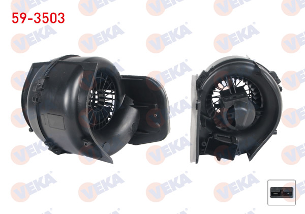 VEKA 59-3503 | Kalorifer Motoru Renault Clio I 1990-1998 / Megane I 1996-2003 / R19 1988-2001