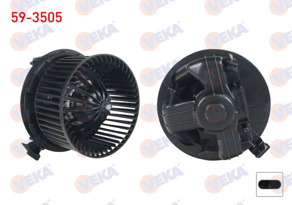VEKA 59-3505 | Kalorifer Motoru Renault Clio III 2005-2012