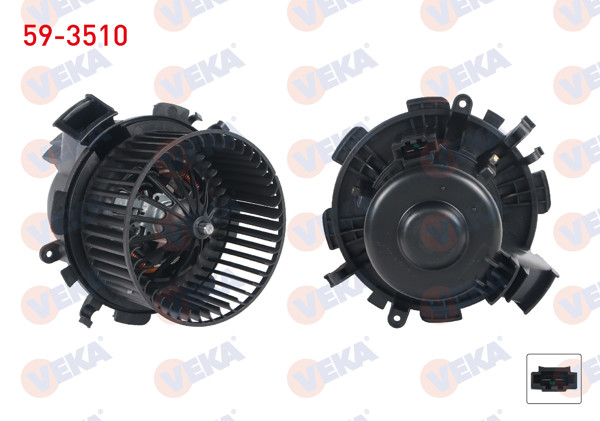 VEKA 59-3510 | Kalorifer Motoru Renault Master II 1998-2010 / Opel Movano A 2001-2010