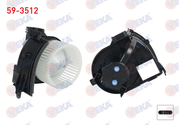 VEKA 59-3512 | Kalorifer Motoru Renault Kangoo 2005 -