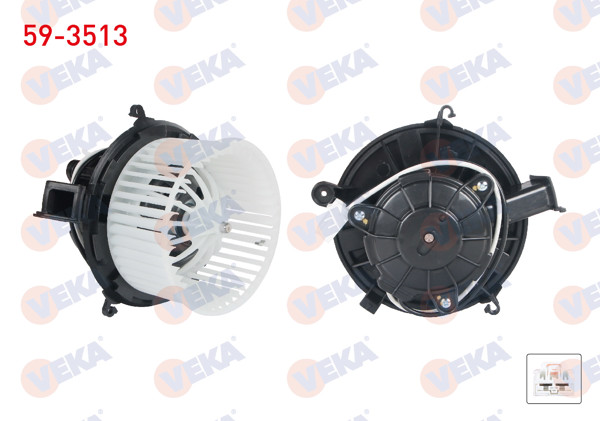 VEKA 59-3513 | Kalorifer Motoru Opel Astra J 2009-2016 / Zafira C 2014-/ Cascada 2013 -
