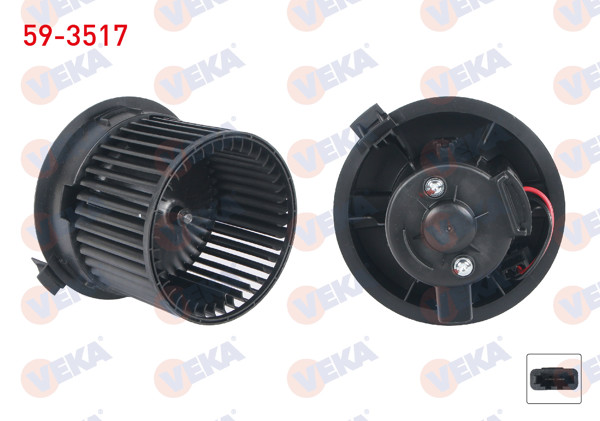 VEKA 59-3517 | Kalorifer Motoru Renault Clio IV 2012-/ Symbol 2013-/ Dacia Logan II 2012-/ Sandero II 2012 -