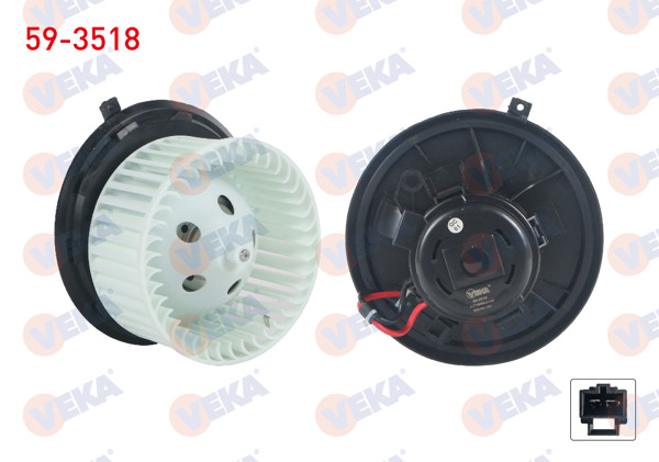 VEKA 59-3518 | Kalorifer Motoru Renault Laguna II 1.6İ 16V-1.8İ 16V-1.9 DCI-2.0İ 16V-2.0 DCI-2.2 DCI-3.0 2001-2007