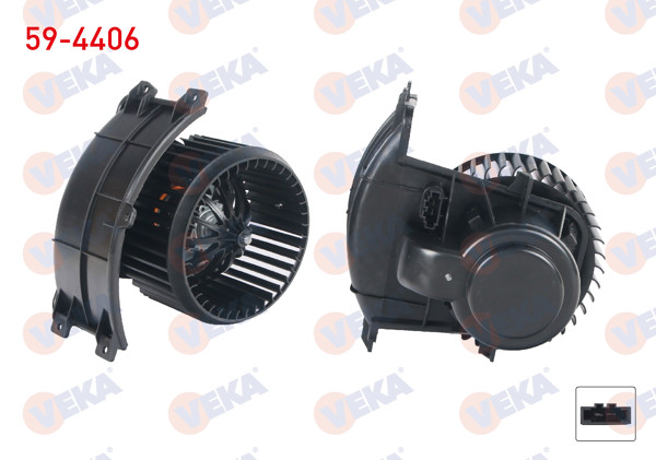 VEKA 59-4406 | Kalorifer Motoru Volkswagen Transporter T 5 2003-2011