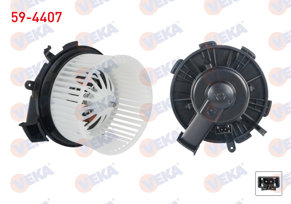 VEKA 59-4407 | Kalorifer Motoru Klimasız Mercedes Sprinter (906) 2006-2009 / Sprinter (906) 2009-/ Volkswagen Crafter 2006-2016