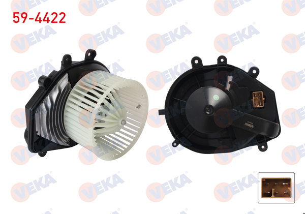 VEKA 59-4422 | Kalorifer Motoru Otomatik Klimalı Volkswagen Passat (3B2) 1996-2000 / Audi A4 (8D2) 1994-2001 / Superb (3U4) 2002-2010