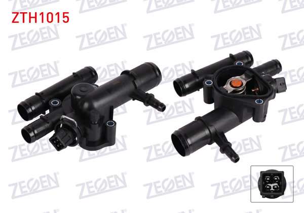 ZEGEN ZTH1015 | Termostat Komple Müşürlü 89C Clio II 1.9 D 1998-2005 / Kangoo 1.9 DCI 2001-/ Laguna II 1.9 DCI 2001-2007